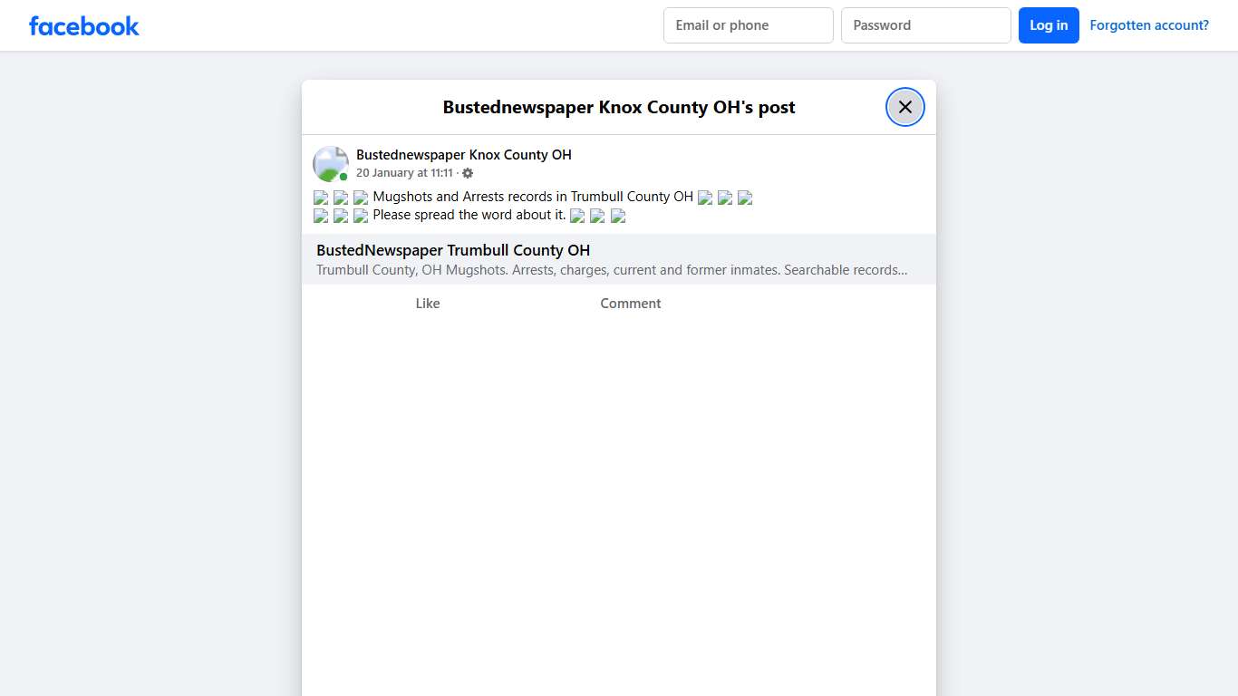 🔥 🔥 🔥 Mugshots and... - Bustednewspaper Knox County OH Facebook